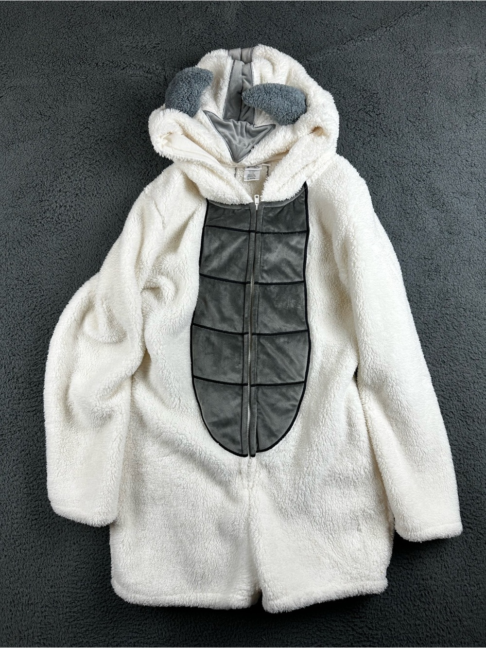 Avatar The Last Airbender Appa Sherpa Fleece Union Suit Pajamas Youth XL